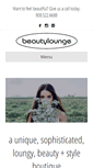 Mobile Screenshot of beautylounge.com
