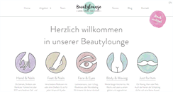 Desktop Screenshot of beautylounge.ch